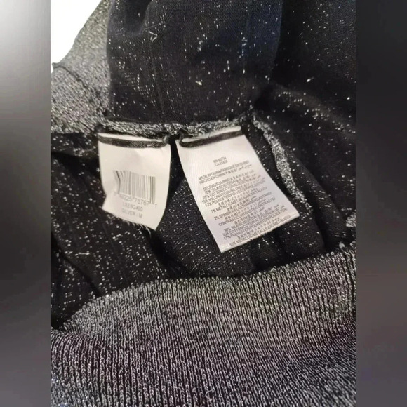 BCBG Mini  Ruffled Long Sleeve Metallic Dress Size Medium - Picture 7 of 8